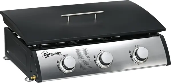 Gasgrill mit 3 Brenner 7 – 5 kW Grillfläche 61 × 35